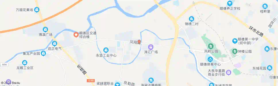 佛山凤翔小学_公交站地图_佛山公交_妙搜公交查询2025