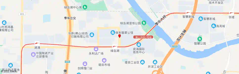 佛山绿岛湖行政服务大厅站b_公交站地图_佛山公交_妙搜公交查询2025