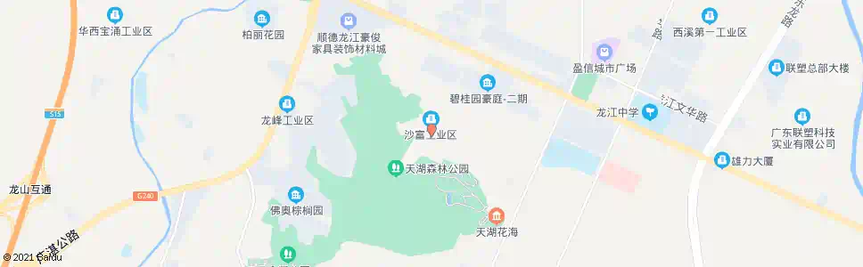 佛山沙富沙坑_公交站地图_佛山公交_妙搜公交查询2025