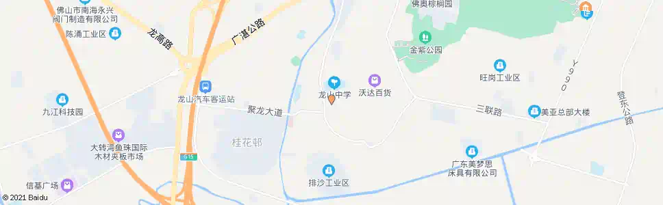 佛山后沿岗路_公交站地图_佛山公交_妙搜公交查询2025