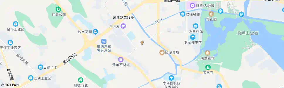 佛山大良法庭_公交站地图_佛山公交_妙搜公交查询2025