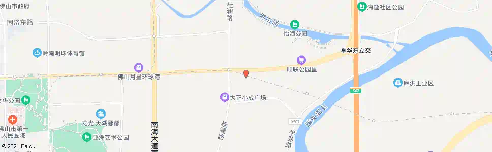 佛山村口_公交站地图_佛山公交_妙搜公交查询2025