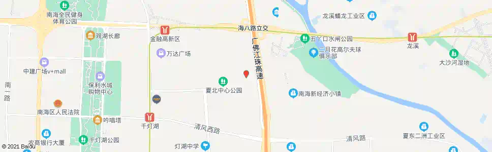 佛山夏北幼儿园_公交站地图_佛山公交_妙搜公交查询2025