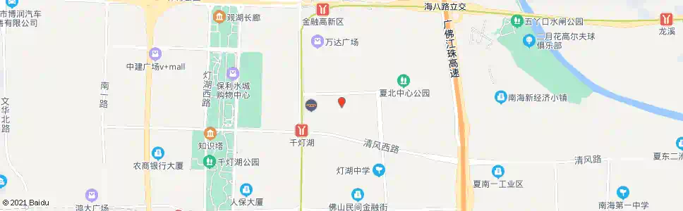 佛山保利澳尔公寓_公交站地图_佛山公交_妙搜公交查询2025