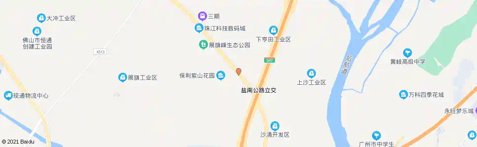 佛山元下田村_公交站地图_佛山公交_妙搜公交查询2025