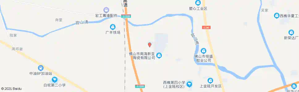 佛山驳舟岗开发区_公交站地图_佛山公交_妙搜公交查询2025