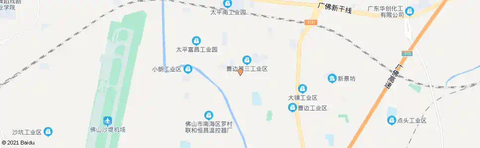 佛山曹一工业区_公交站地图_佛山公交_妙搜公交查询2025