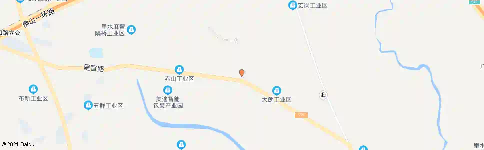 佛山赤山_公交站地图_佛山公交_妙搜公交查询2025