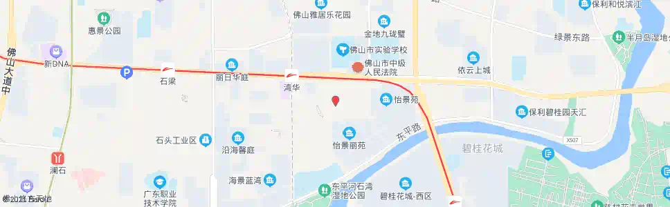 佛山湾华管理区_公交站地图_佛山公交_妙搜公交查询2025
