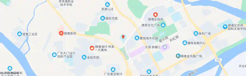 佛山南江中学_公交站地图_佛山公交_妙搜公交查询2025