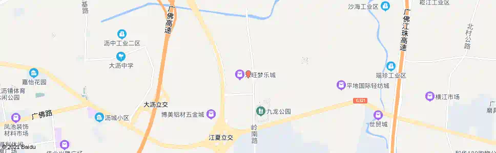 佛山永旺购物中心北门_公交站地图_佛山公交_妙搜公交查询2025