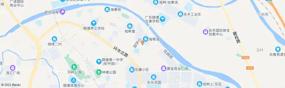佛山海琴湾西门_公交站地图_佛山公交_妙搜公交查询2025