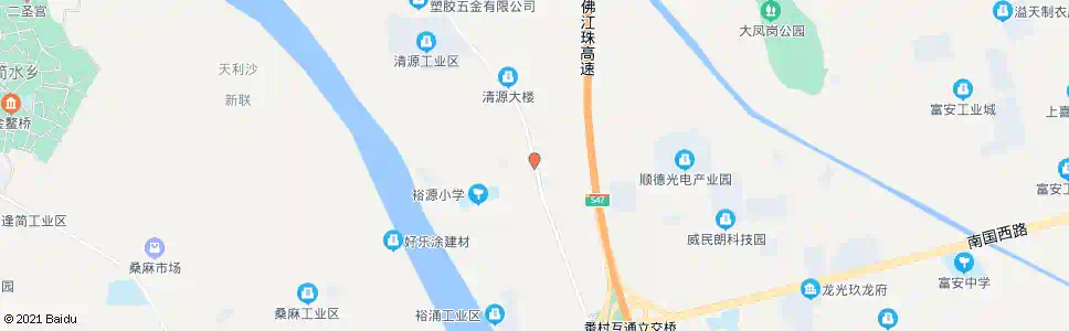 佛山裕涌_公交站地图_佛山公交_妙搜公交查询2025