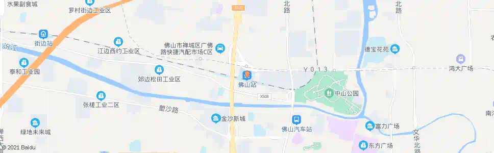 佛山沙口_公交站地图_佛山公交_妙搜公交查询2025