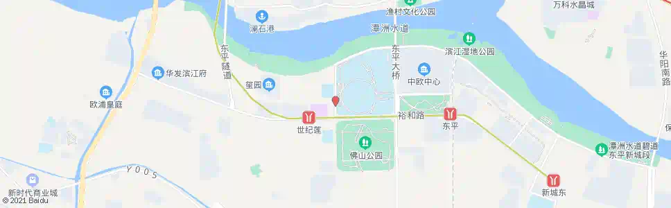 佛山世纪莲体育中心西门_公交站地图_佛山公交_妙搜公交查询2025