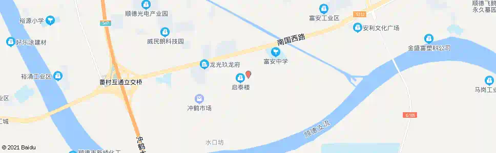 佛山新安居委会_公交站地图_佛山公交_妙搜公交查询2025