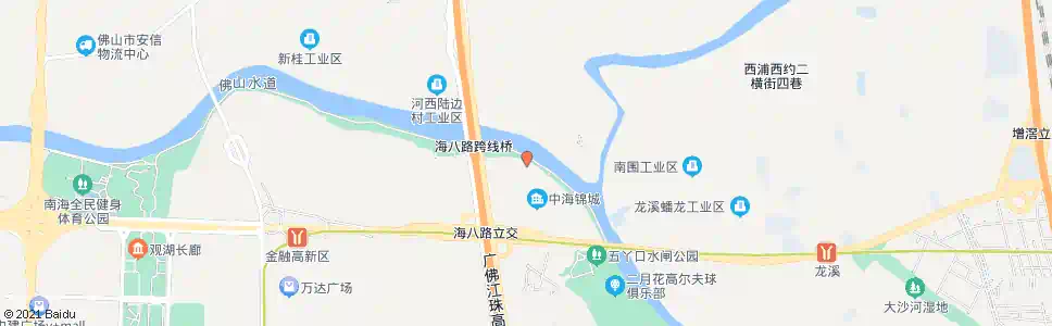佛山汇泉路(中海锦城北)_公交站地图_佛山公交_妙搜公交查询2025