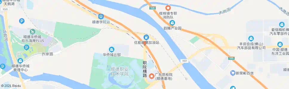 佛山逢沙旧渡口_公交站地图_佛山公交_妙搜公交查询2025