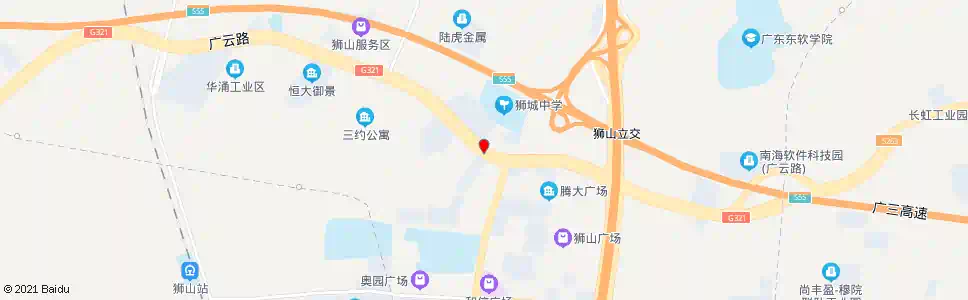 佛山小塘路口(s263)_公交站地图_佛山公交_妙搜公交查询2025