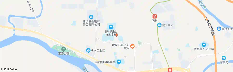 佛山青云中学_公交站地图_佛山公交_妙搜公交查询2025