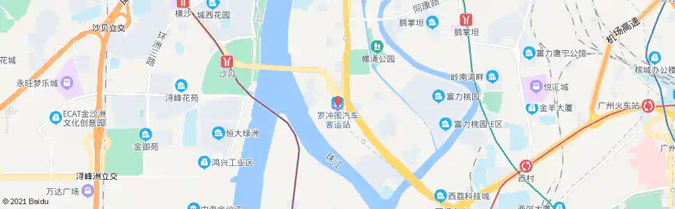 佛山罗冲围客运站_公交站地图_佛山公交_妙搜公交查询2025