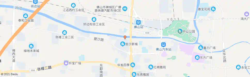 佛山金沙新城_公交站地图_佛山公交_妙搜公交查询2025