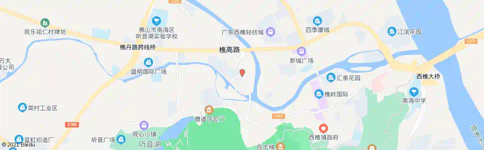 佛山吉水新村(旧交警中队)_公交站地图_佛山公交_妙搜公交查询2025