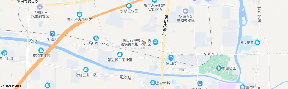 佛山郊边二路_公交站地图_佛山公交_妙搜公交查询2025