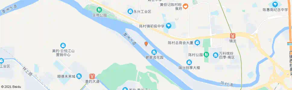 佛山二湾路口_公交站地图_佛山公交_妙搜公交查询2025