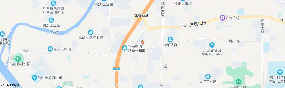 佛山张槎中心小学_公交站地图_佛山公交_妙搜公交查询2025