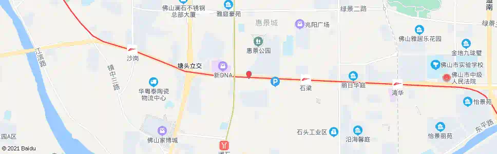 佛山黎涌下村_公交站地图_佛山公交_妙搜公交查询2025