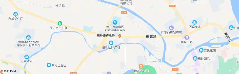 佛山爱国沙涌_公交站地图_佛山公交_妙搜公交查询2025