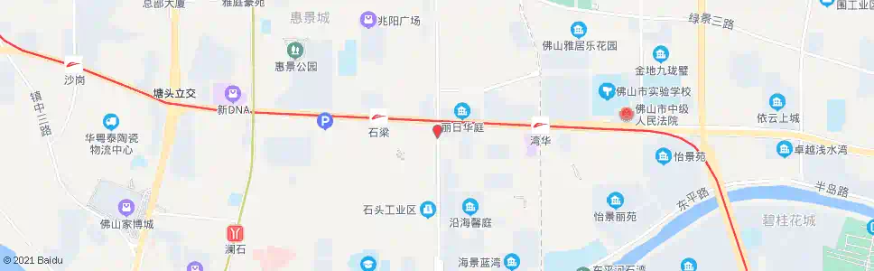 佛山石梁东_公交站地图_佛山公交_妙搜公交查询2025