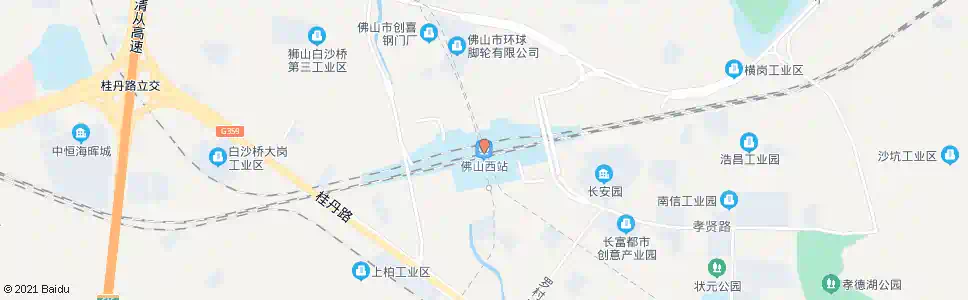 佛山金沙洲大桥西_公交站地图_佛山公交_妙搜公交查询2025
