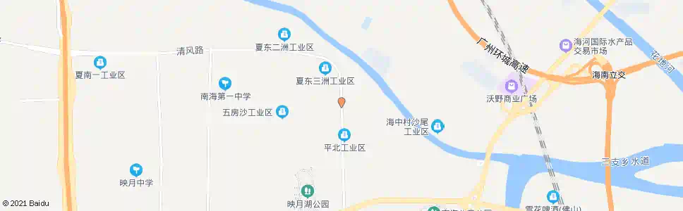 佛山五房沙北路口_公交站地图_佛山公交_妙搜公交查询2025