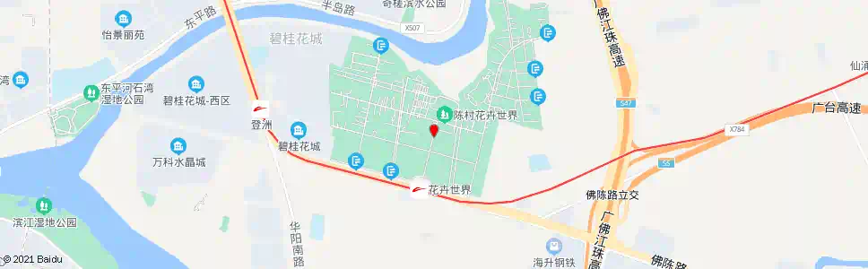 佛山花卉博览中心_公交站地图_佛山公交_妙搜公交查询2025