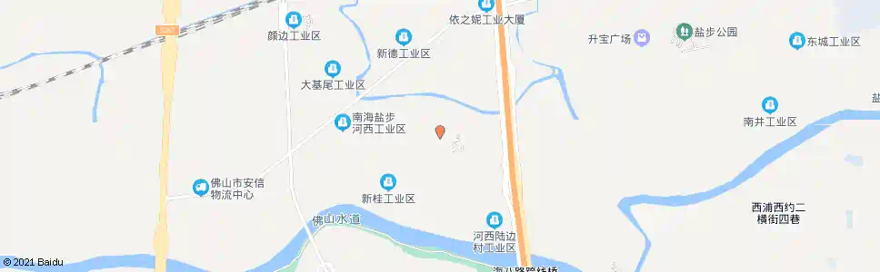 佛山河西市场_公交站地图_佛山公交_妙搜公交查询2025