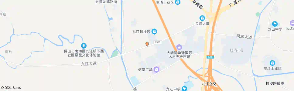 佛山九江交警支队_公交站地图_佛山公交_妙搜公交查询2025