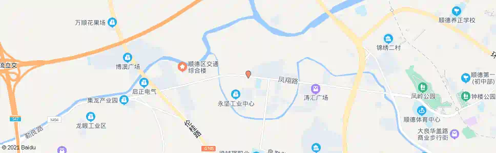 佛山凤翔商业广场_公交站地图_佛山公交_妙搜公交查询2025
