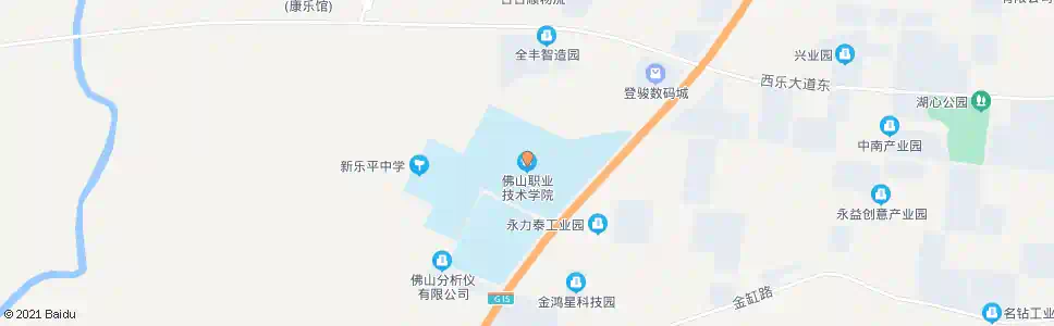 佛山佛山市职业技术学院(乐平)_公交站地图_佛山公交_妙搜公交查询2025