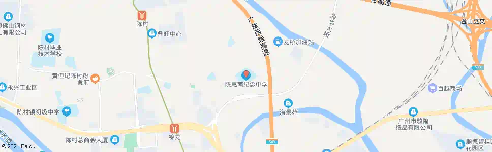 佛山陈惠南纪念中学_公交站地图_佛山公交_妙搜公交查询2025