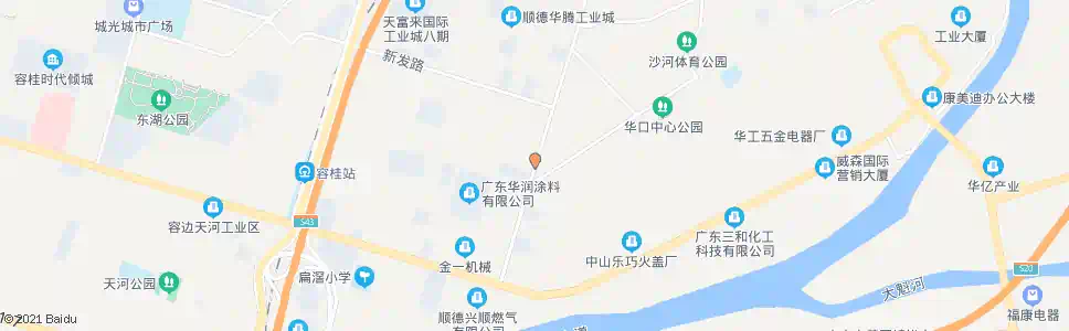 佛山华发路新有路口_公交站地图_佛山公交_妙搜公交查询2025