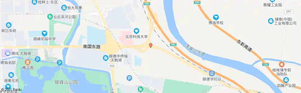 佛山逢沙兆德围_公交站地图_佛山公交_妙搜公交查询2025