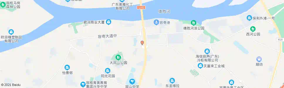 佛山容奇大桥(桥西路)_公交站地图_佛山公交_妙搜公交查询2025