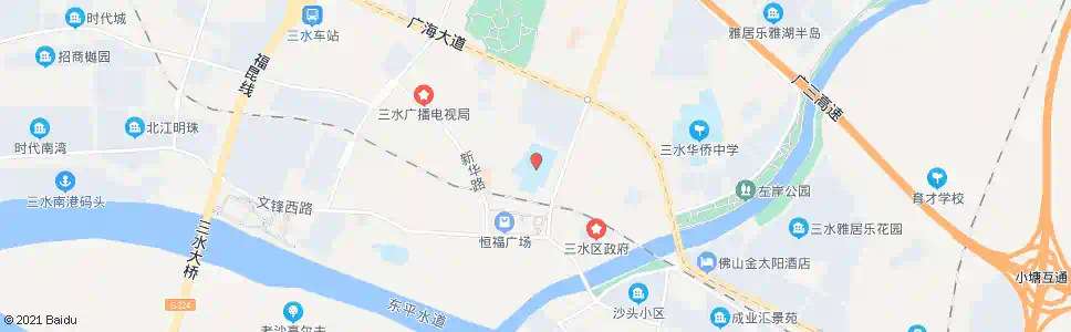 佛山西南中心小学_公交站地图_佛山公交_妙搜公交查询2025