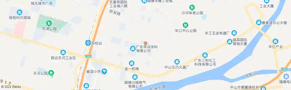 佛山前进实业公司_公交站地图_佛山公交_妙搜公交查询2025
