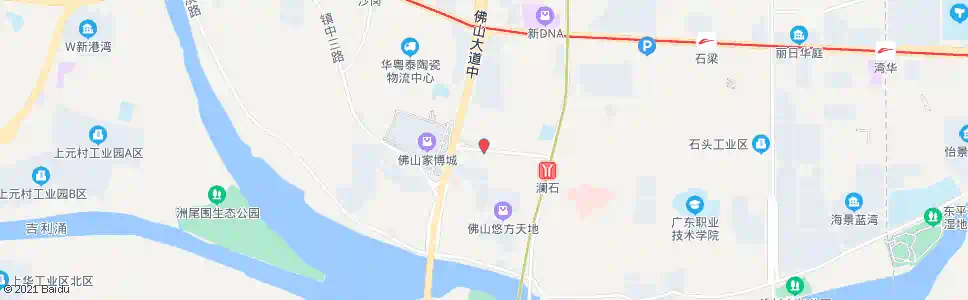 佛山澜石一路_公交站地图_佛山公交_妙搜公交查询2025