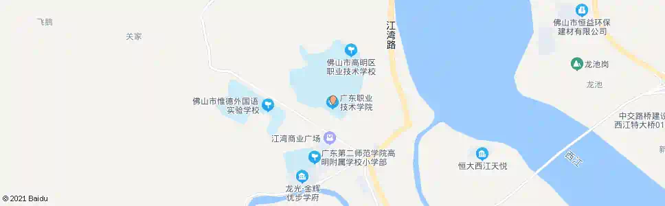 佛山广东职业技术学院_公交站地图_佛山公交_妙搜公交查询2025