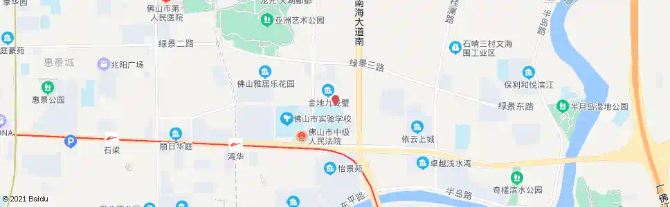 佛山华英学校北门_公交站地图_佛山公交_妙搜公交查询2025