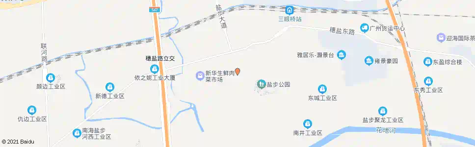 佛山盐步医院_公交站地图_佛山公交_妙搜公交查询2025